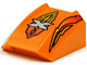Slope, Curved 2 x 2 Lip with Island Xtreme Stunts Logo and Flames Pattern
