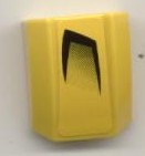 Slope, Curved 2 x 2 Lip with Black Fade Air Intake Pattern Right (Sticker) - Set 7968