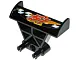 Vehicle, Spoiler 3 x 4 x 6 with Red '51' and Checkered Pattern (Sticker) - Set 8651