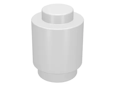 Brick, Round  1 x 1 - Solid Stud, Bottom Lip