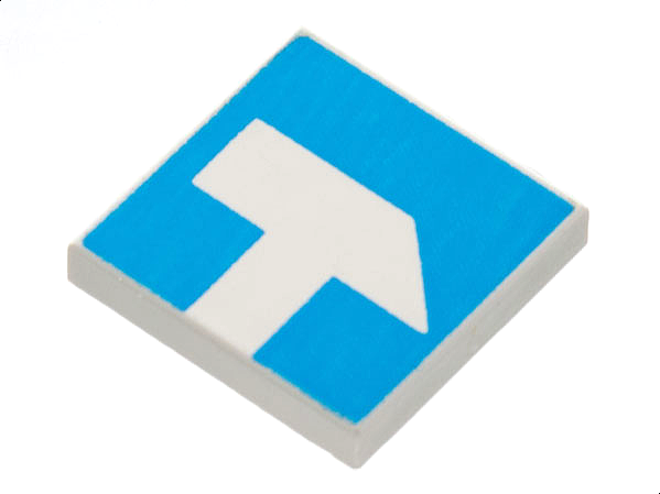 Tile 2 x 2 with Tool Sledgehammer Pattern