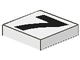 Tile 2 x 2 with Black Number  7 Pattern
