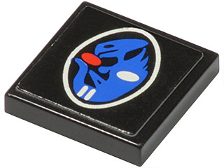 Tile 2 x 2 with Alien Egg Pattern (Sticker) - Sets 1737 / 5129 / 6854 / 6856 / 6899 / 6938 / 6958 / 6982