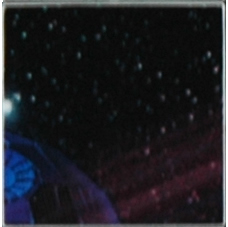 Tile 2 x 2 with Star Wars Mosaic Falcon and X-wing Pattern  9 - Death Star Upper Right