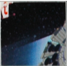 Tile 2 x 2 with Star Wars Mosaic Falcon and X-wing Pattern 12 - X-wing and Falcon