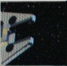 Tile 2 x 2 with Star Wars Mosaic Falcon and X-wing Pattern 14 - Nose of Falcon