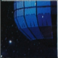 Tile 2 x 2 with Star Wars Mosaic Falcon and X-wing Pattern 15 - Death Star Lower Left