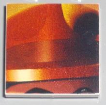 Tile 2 x 2 with Indiana Jones Raiders Pattern 12 - Indiana's Hat