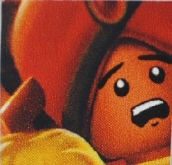 Tile 2 x 2 with Indiana Jones Temple of Doom Pattern 10 - Temple Guard