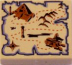 Tile 2 x 2 with Map Pyramid and Sphinx Pattern