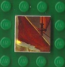 Tile 2 x 2 with Pirates of the Caribbean Pattern  1