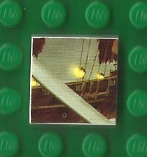 Tile 2 x 2 with Pirates of the Caribbean Pattern  9