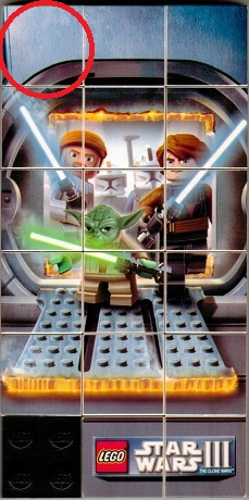 Tile 2 x 2 with Star Wars Pattern 1