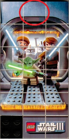 Tile 2 x 2 with Star Wars Pattern 2