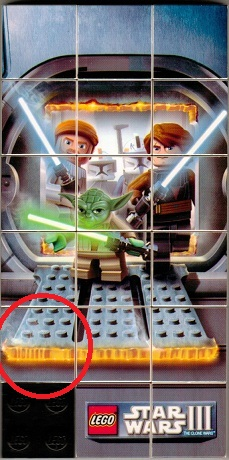 Tile 2 x 2 with Star Wars Pattern 13