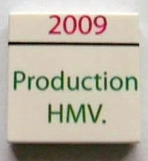 Tile 2 x 2 with '2009' and 'Production HMV.' Pattern