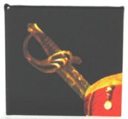 Tile 2 x 2 with Sword Handle Pattern in Upper Left Corner