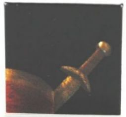 Tile 2 x 2 with Sword Handle Pattern in Upper Right Corner