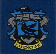 Tile 2 x 2 with HP 'RAVENCLAW' House Crest Pattern