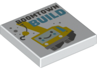 Tile 2 x 2 with 'BOOMTOWN BUILD' Pattern
