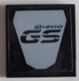 Tile 2 x 2 with 'R1200 GS' Pattern (Sticker) - Set 42063