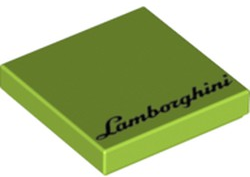 Tile 2 x 2 with 'Lamborghini' Pattern