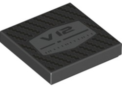 Tile 2 x 2 with 'V12' and Texture Pattern