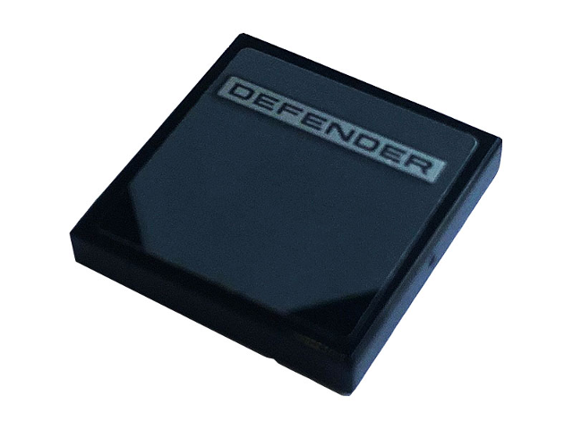 Tile 2 x 2 with 'DEFENDER' Logo Pattern (Sticker) - Set 42110