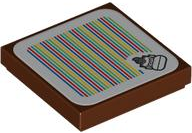 Tile 2 x 2 with Super Mario Scanner Code Donkey Kong Pattern (Sticker) - Set 71424