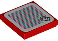 Tile 2 x 2 with Super Mario Scanner Code Diddy Kong Pattern (Sticker) - Set 71425