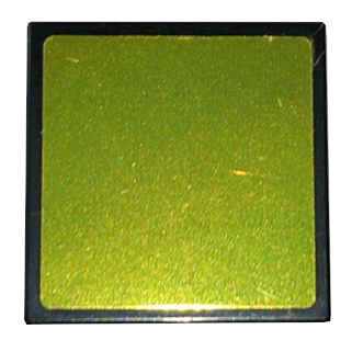 Tile 2 x 2 with Gold Square Pattern (Sticker) - Set 42158