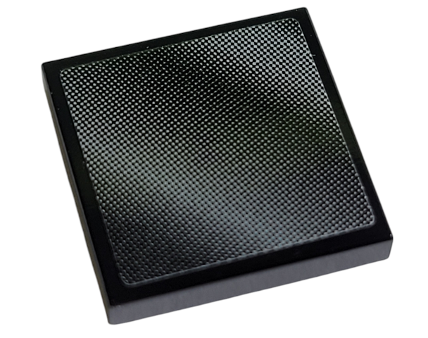 Tile 2 x 2 with Vehicle Mirror Rounded Corners Pattern (Sticker) - Set 42079