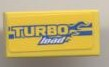 Tile 1 x 2 with 'TURBO load' Pattern (Sticker) - Set 8124