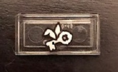 Tile 1 x 2 with Flying Key Pattern (Sticker) - Set 71043