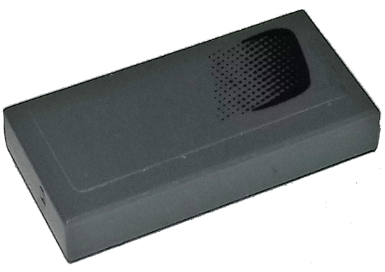 Tile 1 x 2 with Air Intake on Dark Bluish Gray Background Pattern (Sticker) - Set 75877