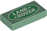 Tile 1 x 2 with Land Rover Logo Pattern