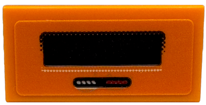 Tile 1 x 2 with Red and Silver Light with Black Outline and Rectangle Pattern (Sticker) - Set 76918