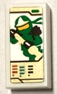 Tile 1 x 2 with Ninjago Trading Card Game Lloyd ZX Pattern (Sticker) - Set 60380