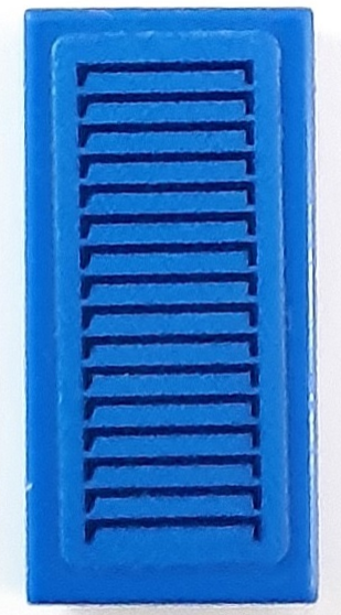 Tile 1 x 2 with Window Shutter Pattern (Sticker) - Set 40601