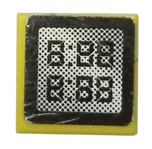 Tile 1 x 1 with '8:88' Display Pattern (Sticker) - Set 8144