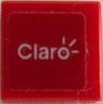 Tile 1 x 1 with 'Claro' Pattern (Sticker) - Set 75879