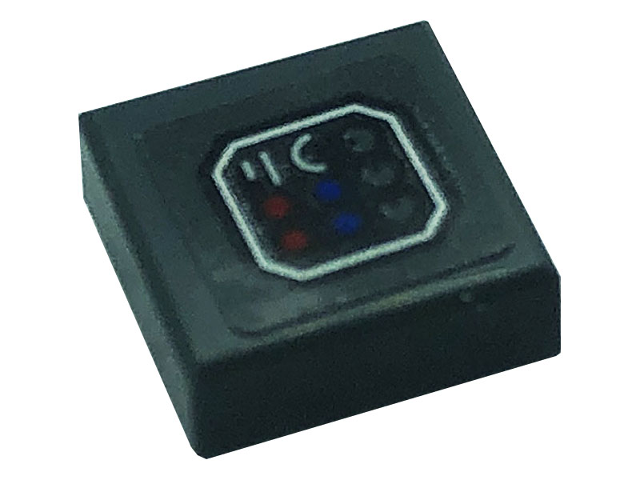 Tile 1 x 1 with Red, Blue and Dark Bluish Gray Buttons Pattern (Sticker) - Set 76161