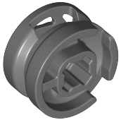 Wheel 11mm D. x 6mm with 7 Slanted Spokes