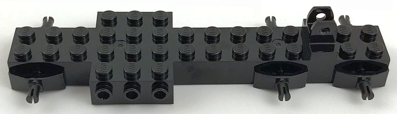 Vehicle, Base 4 x 14 x 1 with Tow Ball Socket Hitch (Semi Tractor)