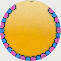 Paper Cardboard Base for Set 3087, Circus Arena