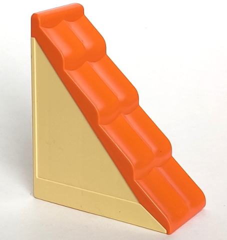 Duplo Roof Sloped 50 2 x 4 with Fixed Medium Orange Shingles