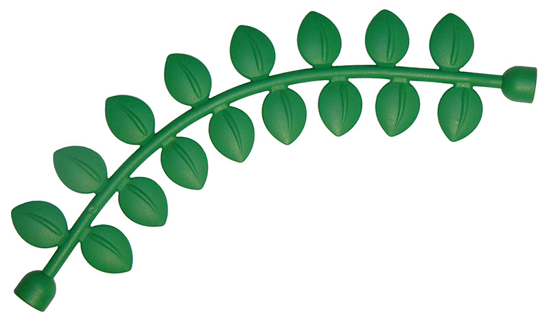 Duplo, Plant Vine 14L with Leaves and Stud Receptacles on Ends