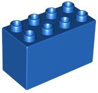 Duplo, Brick 2 x 4 x 2