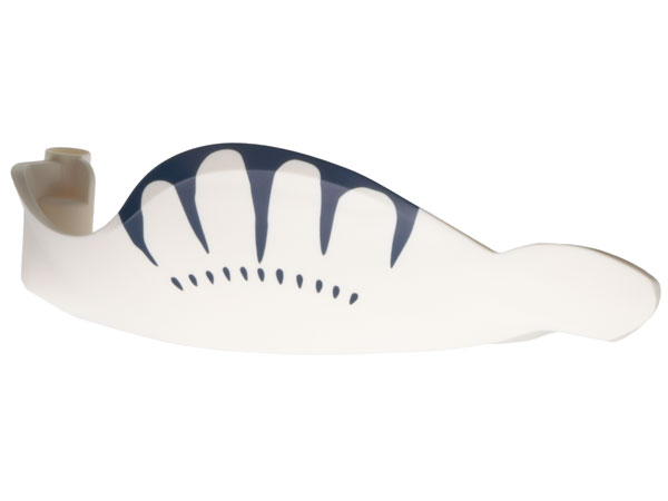 Tulkun Na'Vi Whale Jaw Right with Dark Blue Markings Pattern