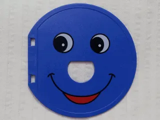 Duplo Ball Tube Exit Door with Smiling Face Pattern